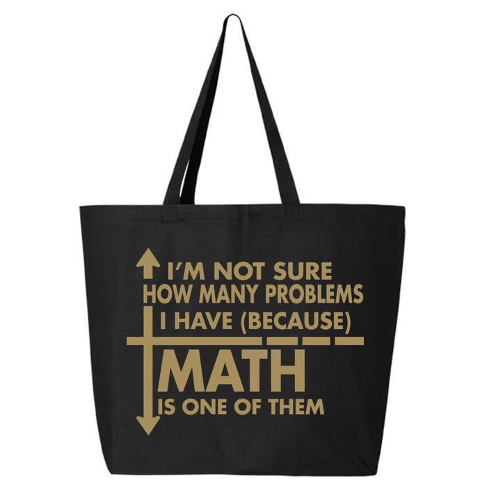 Funny Math Problems 25L Jumbo Tote
