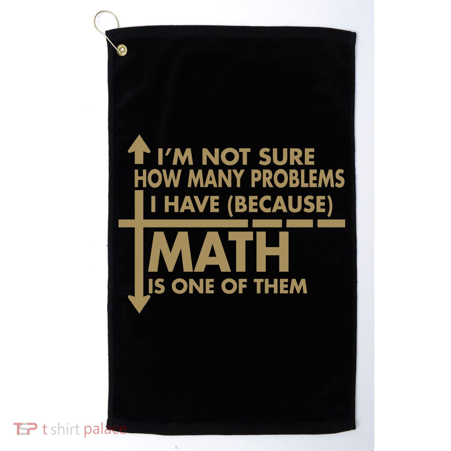 Funny Math Problems Golf Towel