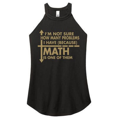 Funny Math Problems Women's Perfect Tri Rocker Tank