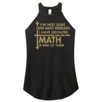 Funny Math Problems Women’s Perfect Tri Rocker Tank