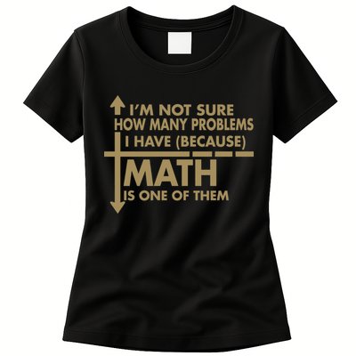 Funny Math Problems Womens T-Shirt