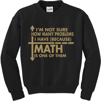 Funny Math Problems Kids Sweatshirt