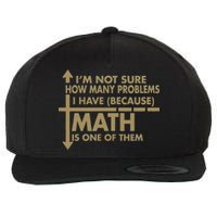 Funny Math Problems Wool Snapback Cap