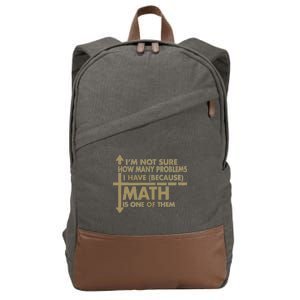 Funny Math Problems Cotton Canvas Backpack