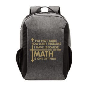 Funny Math Problems Vector Backpack