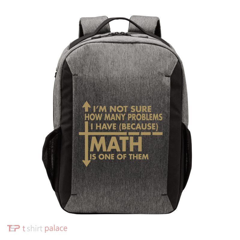 Funny Math Problems Vector Backpack