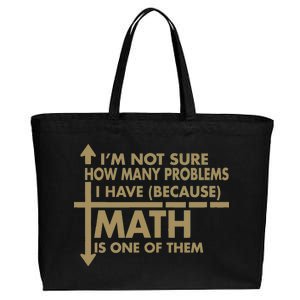 Funny Math Problems Cotton Canvas Jumbo Tote