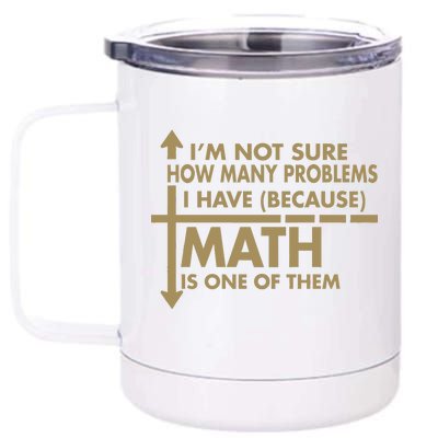 Funny Math Problems 12 oz Stainless Steel Tumbler Cup