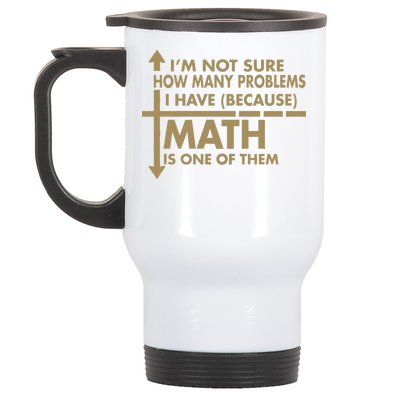 Funny Math Problems Stainless Steel Travel Mug