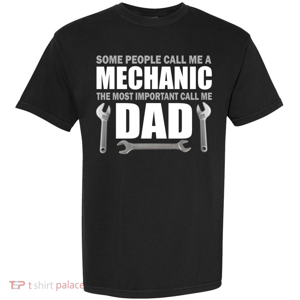 Funny Mechanic Dad Garment-Dyed Heavyweight T-Shirt