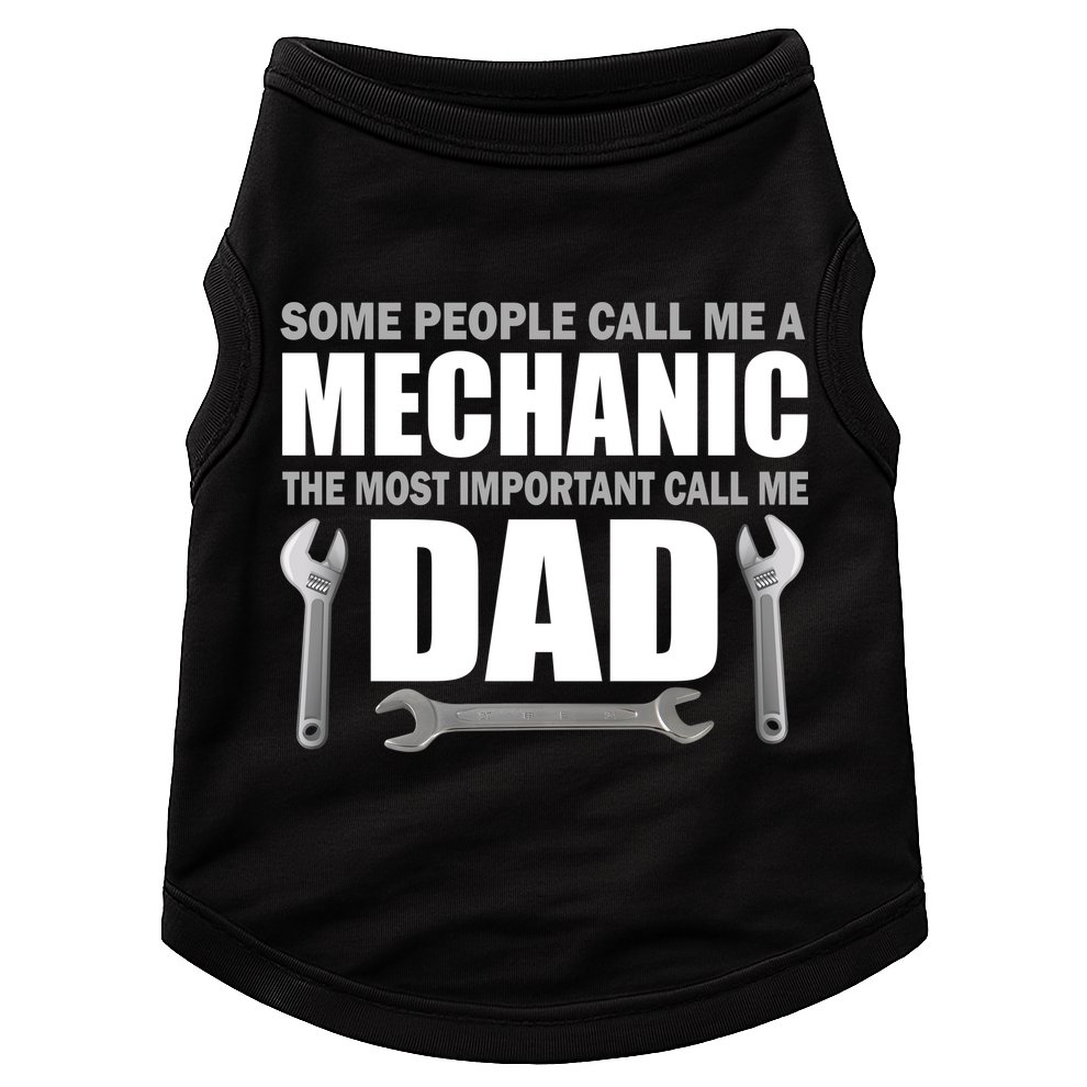 Funny Mechanic Dad Doggie Tank