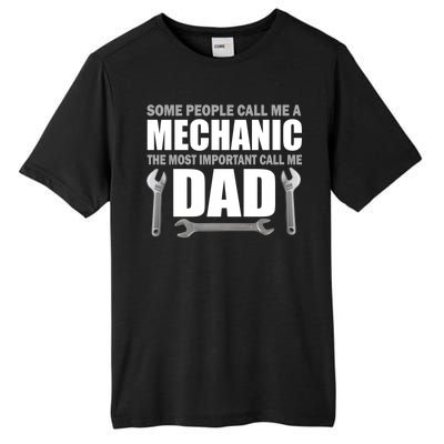 Funny Mechanic Dad Tall Fusion ChromaSoft Performance T-Shirt