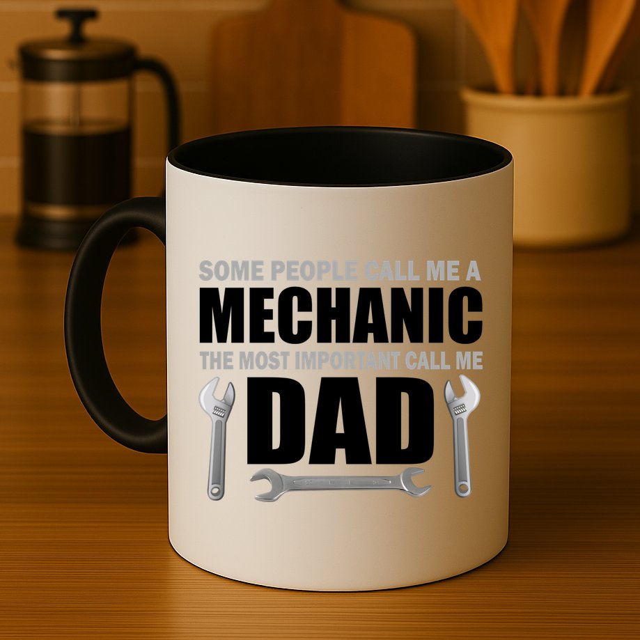 Funny Mechanic Dad Mug