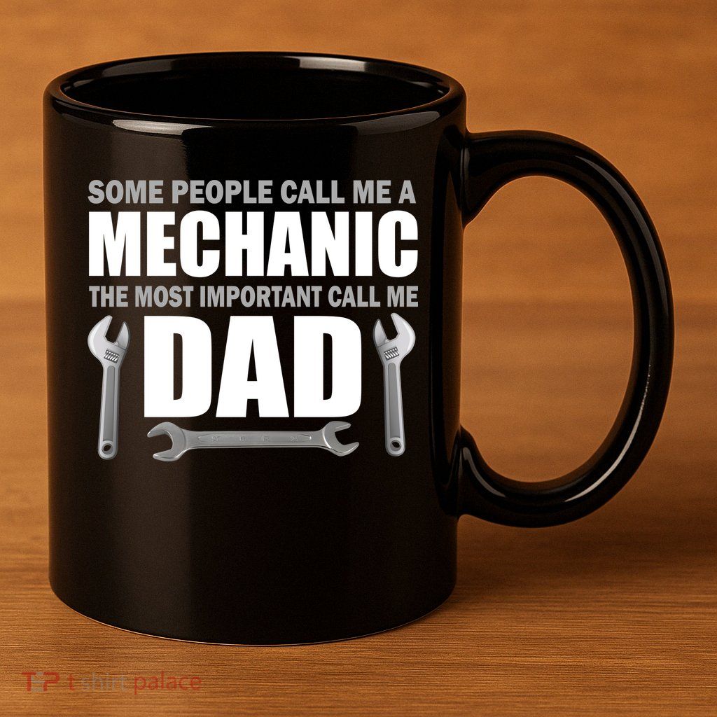 Funny Mechanic Dad 11oz C Handle Ceramic Mug