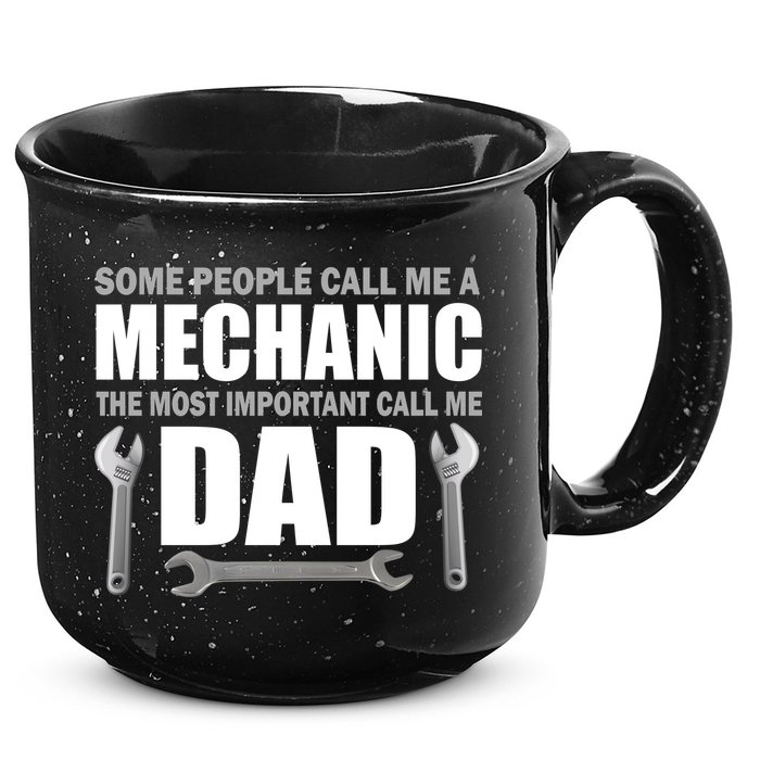 Funny Mechanic Dad 15oz Campfire Ceramic Mug