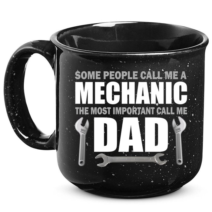 Funny Mechanic Dad 15oz Campfire Ceramic Mug