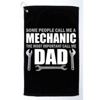 Funny Mechanic Dad Golf Towel