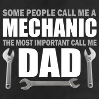 Funny Mechanic Dad Golf Towel
