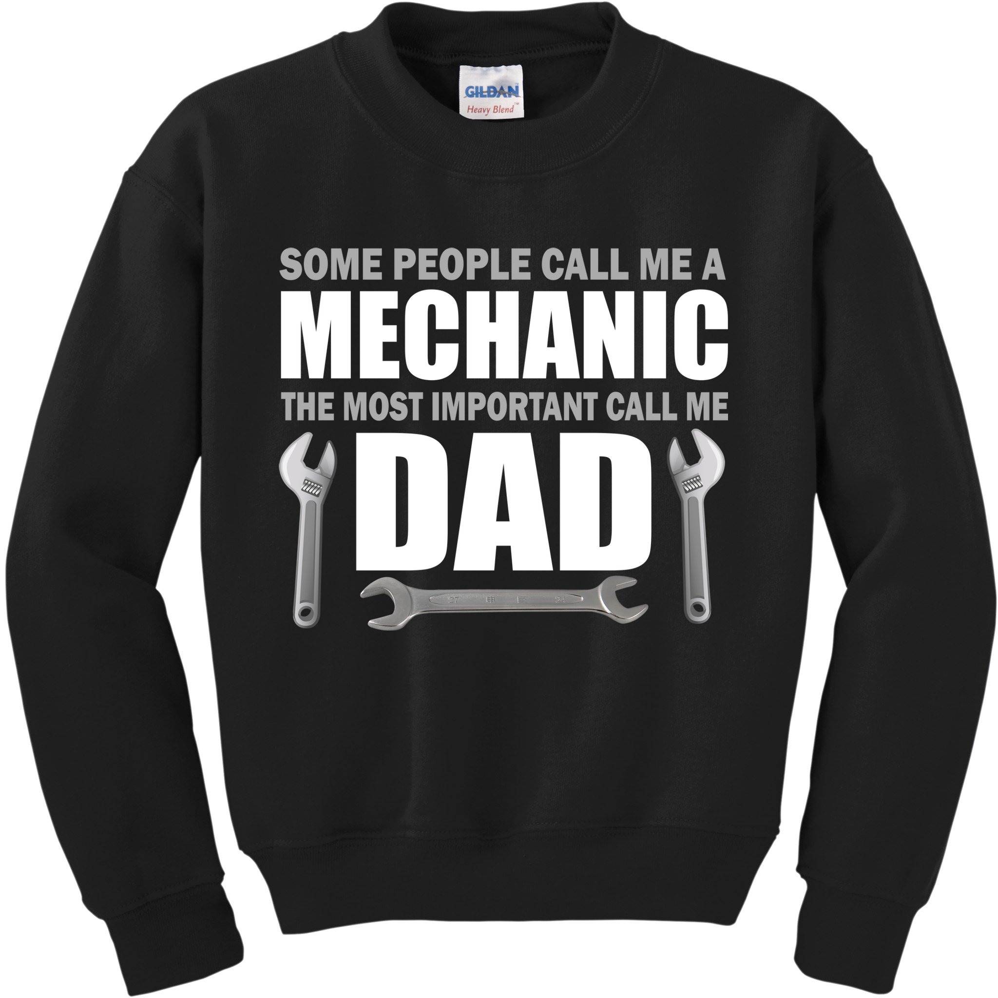Funny Mechanic Dad Kids Sweatshirt