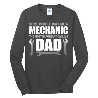 Funny Mechanic Dad Tall Long Sleeve T-Shirt