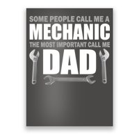 Funny Mechanic Dad Poster