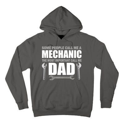 Funny Mechanic Dad Tall Hoodie