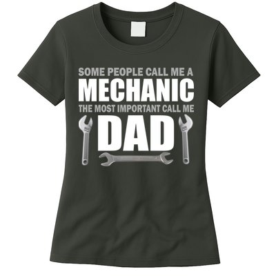 Funny Mechanic Dad Womens T-Shirt