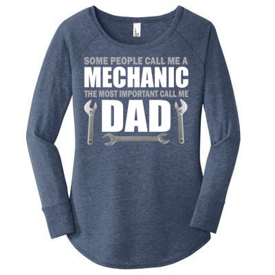 Funny Mechanic Dad Women's Perfect Tri Tunic Long Sleeve Shirt