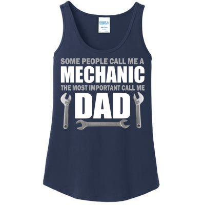 Funny Mechanic Dad Ladies Essential Tank