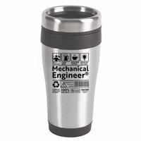 Funny Mechanical Engineer Label 16oz Travel Tumbler