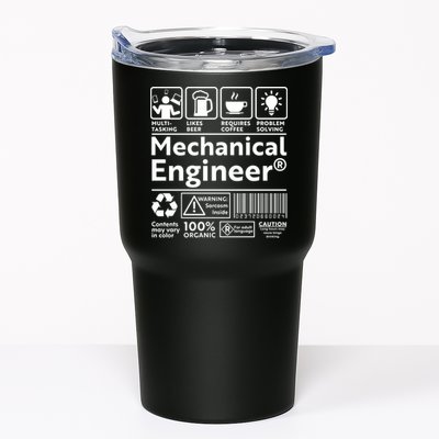 Funny Mechanical Engineer Label Tumbler