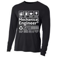 Funny Mechanical Engineer Label Cooling Performance Long Sleeve Crew