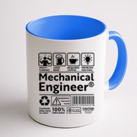 Funny Mechanical Engineer Label Coffee Mug