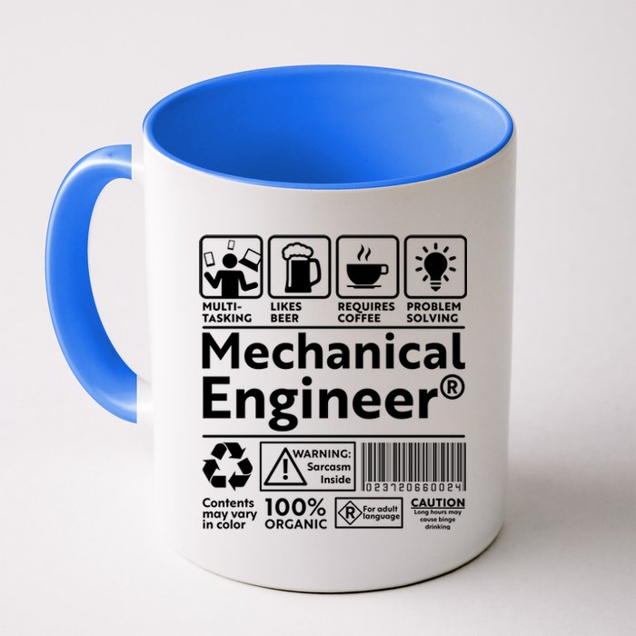 Funny Mechanical Engineer Label Coffee Mug