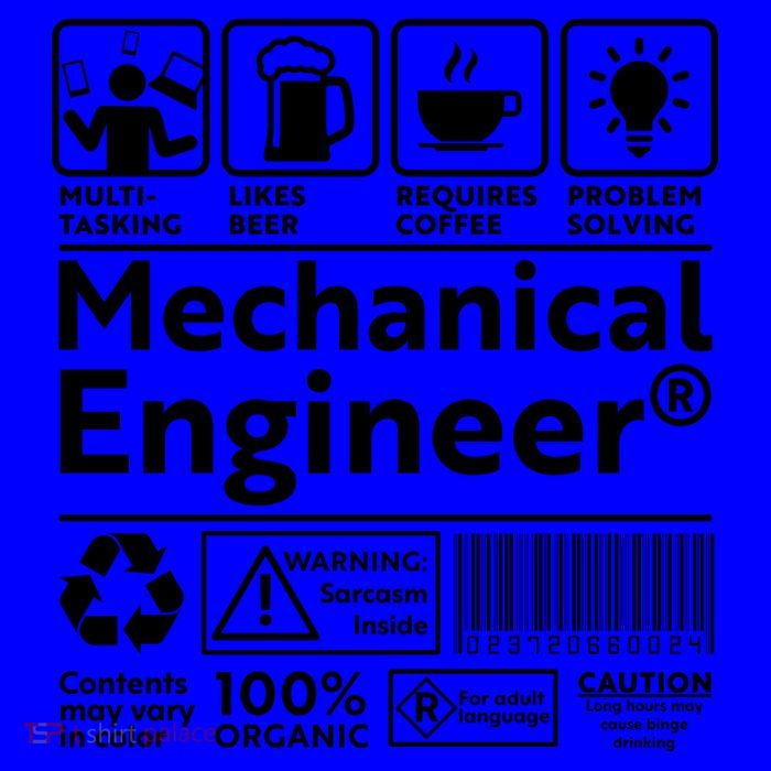 Funny Mechanical Engineer Label Coffee Mug