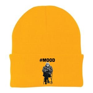 Funny Meme Mittens Bernie Sanders Mood Knit Cap Winter Beanie