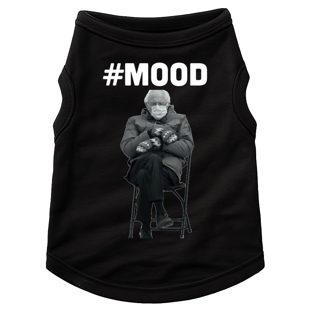 Funny Meme Mittens Bernie Sanders Mood Doggie Tank