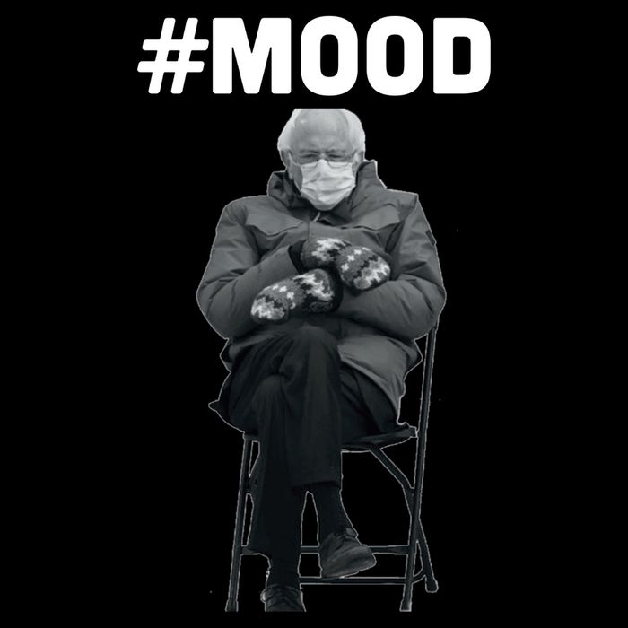 Funny Meme Mittens Bernie Sanders Mood Performance Shirt