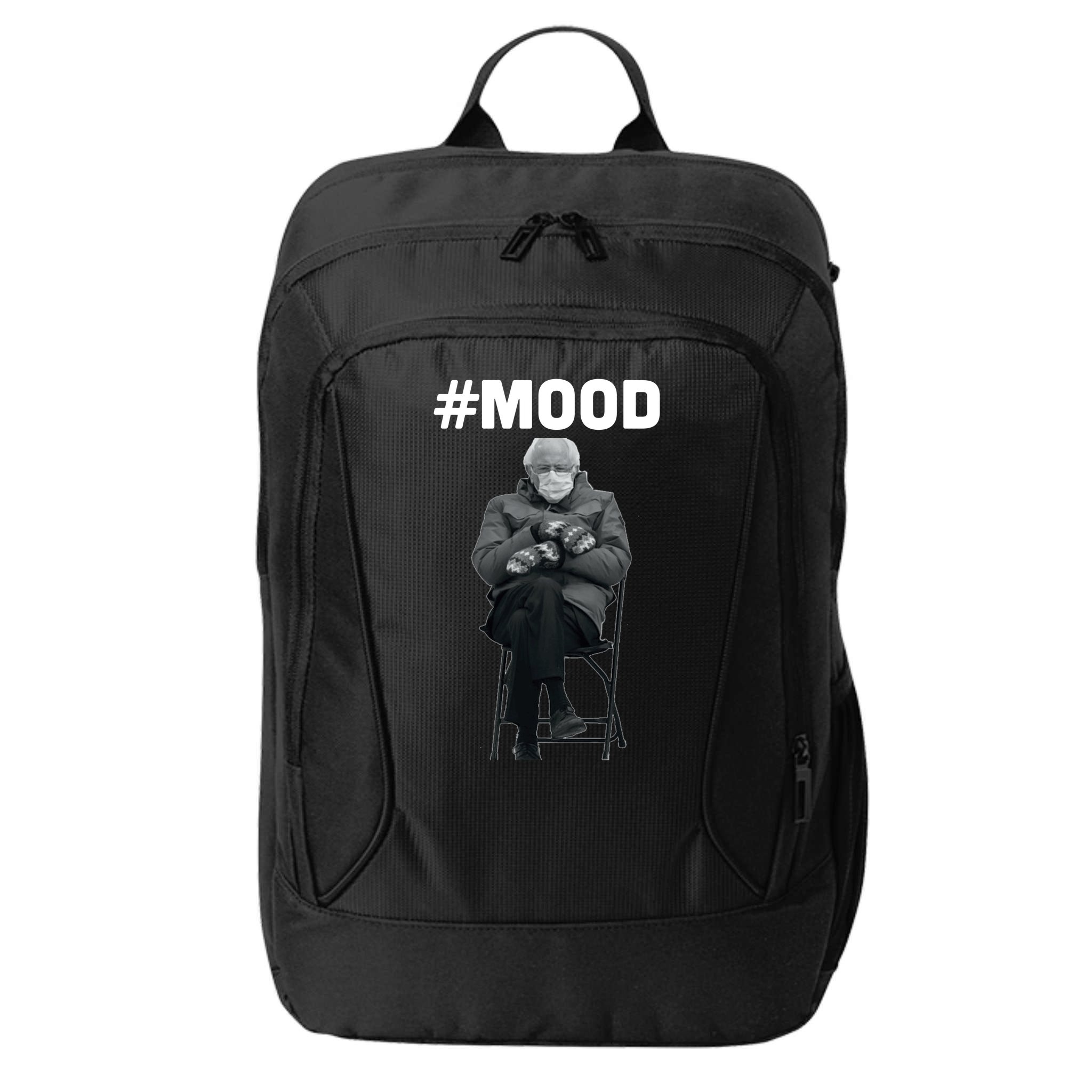Funny Meme Mittens Bernie Sanders Mood City Backpack