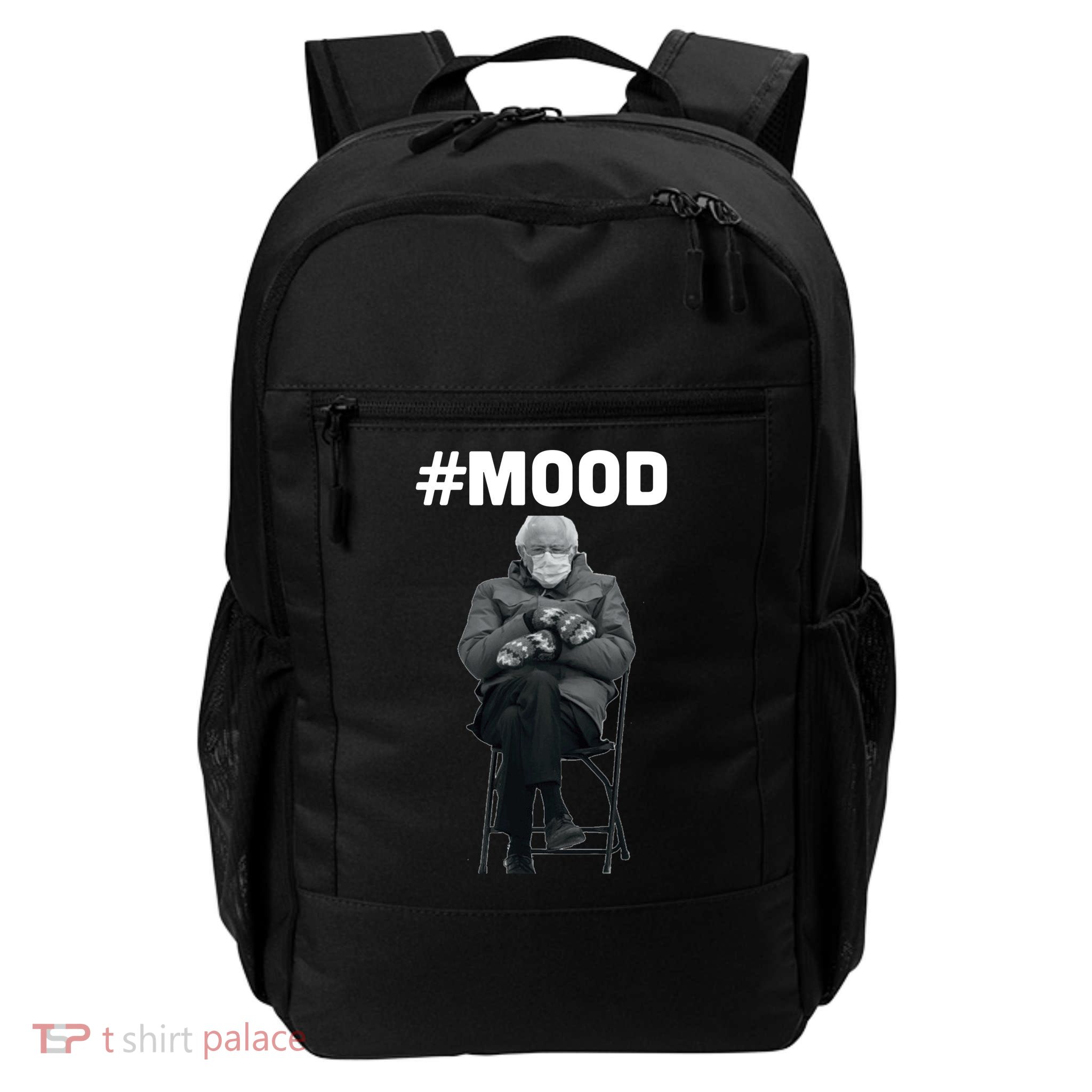 Funny Meme Mittens Bernie Sanders Mood Daily Commute Backpack