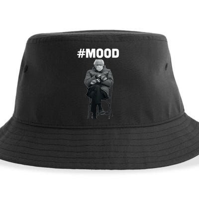 Funny Meme Mittens Bernie Sanders Mood Sustainable Bucket Hat