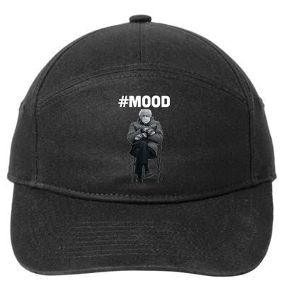 Funny Meme Mittens Bernie Sanders Mood 7-Panel Snapback Hat