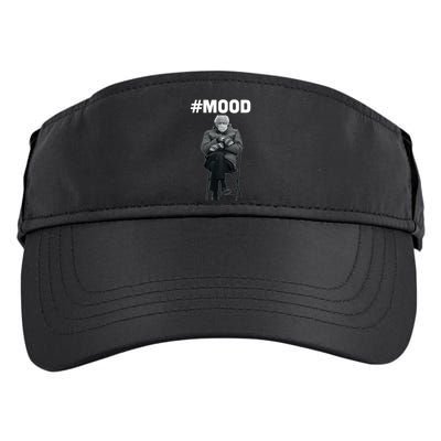 Funny Meme Mittens Bernie Sanders Mood Adult Drive Performance Visor