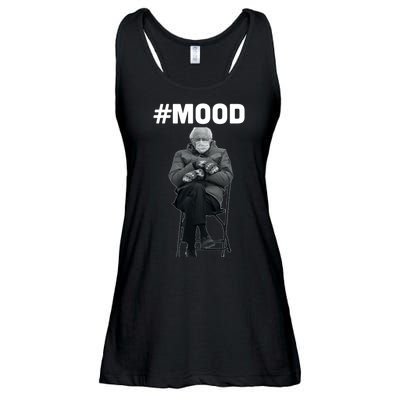 Funny Meme Mittens Bernie Sanders Mood Ladies Essential Flowy Tank