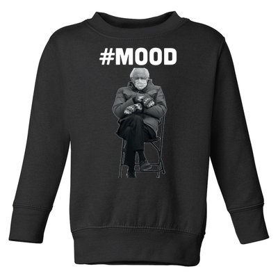 Funny Meme Mittens Bernie Sanders Mood Toddler Sweatshirt