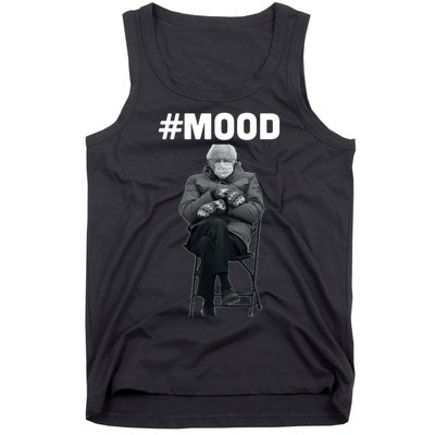 Funny Meme Mittens Bernie Sanders Mood Tank Top