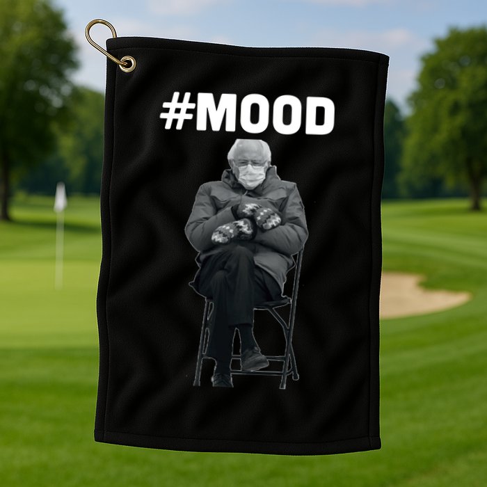 Funny Meme Mittens Bernie Sanders Mood Golf Towel