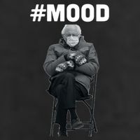 Funny Meme Mittens Bernie Sanders Mood Golf Towel