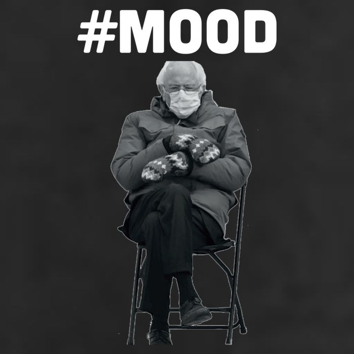 Funny Meme Mittens Bernie Sanders Mood Golf Towel