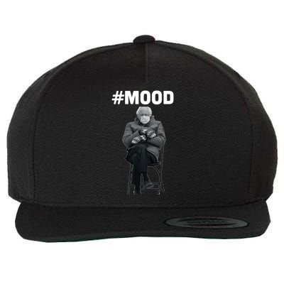 Funny Meme Mittens Bernie Sanders Mood Wool Snapback Cap